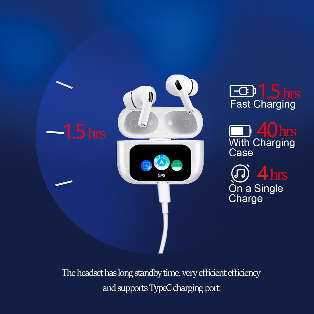 A9 PRO TOUCH SCREEN AIRBUDS